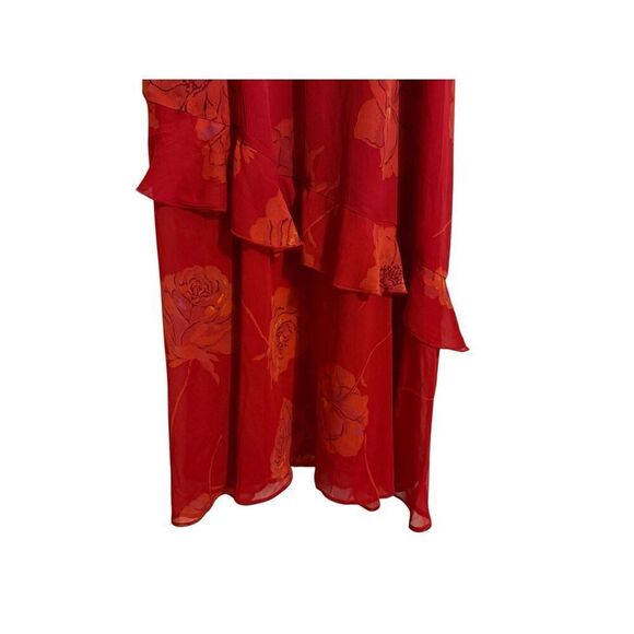 Brand New Jessica Simpson Scarlet Sage Floating Rose Aberdash Midi Dress - Picture 12 of 13